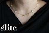 Van Cleef Black and White Necklace