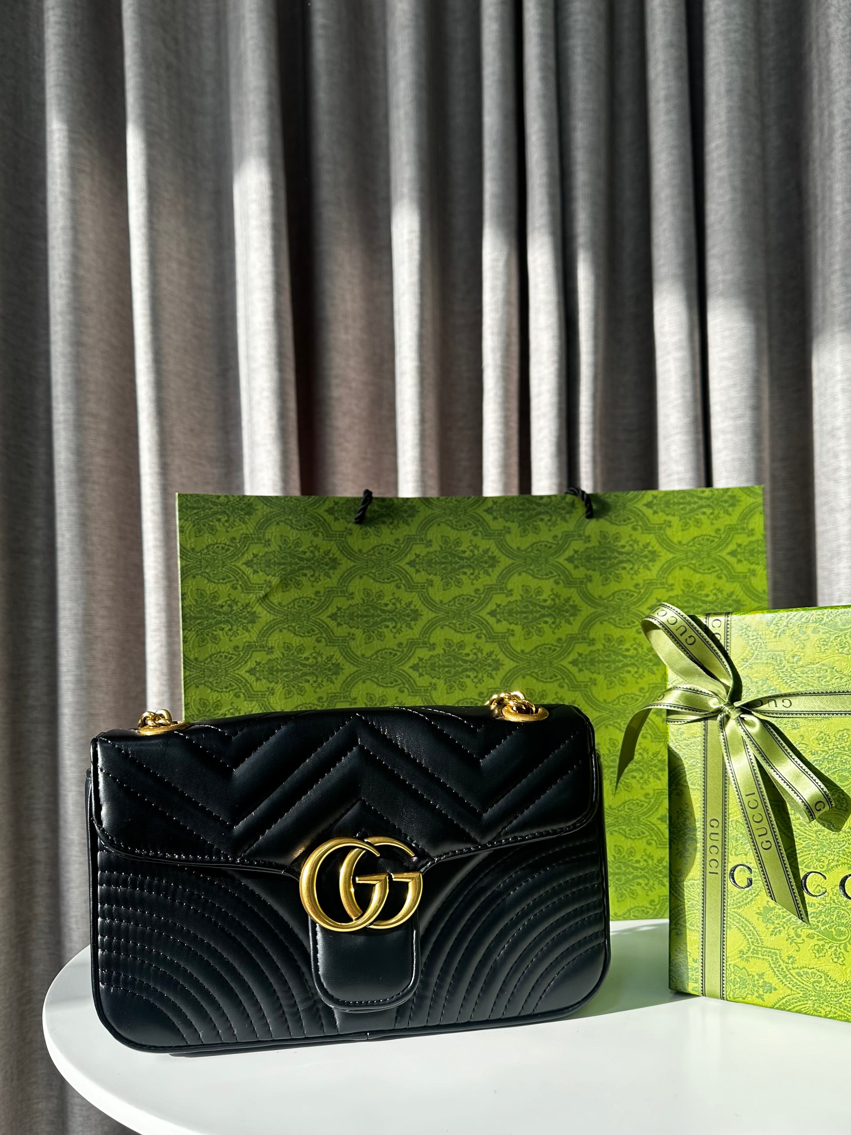 Gucci GG Marmont Small Matelassé Shoulder Bag