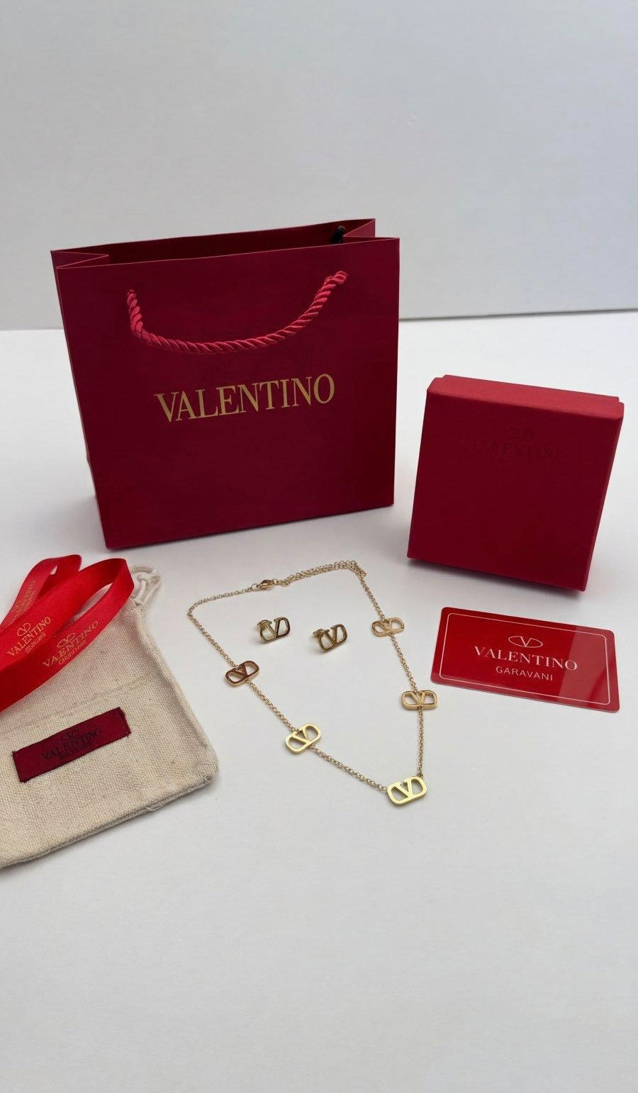 Valentino Necklace and Earrings Package