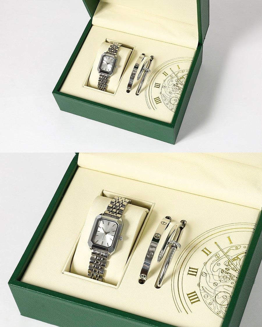 Watch+2 Bracelets Gift Set