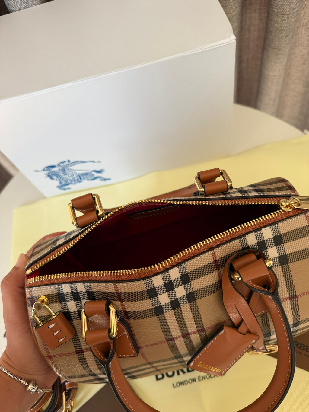 Burberry Top-handle bag