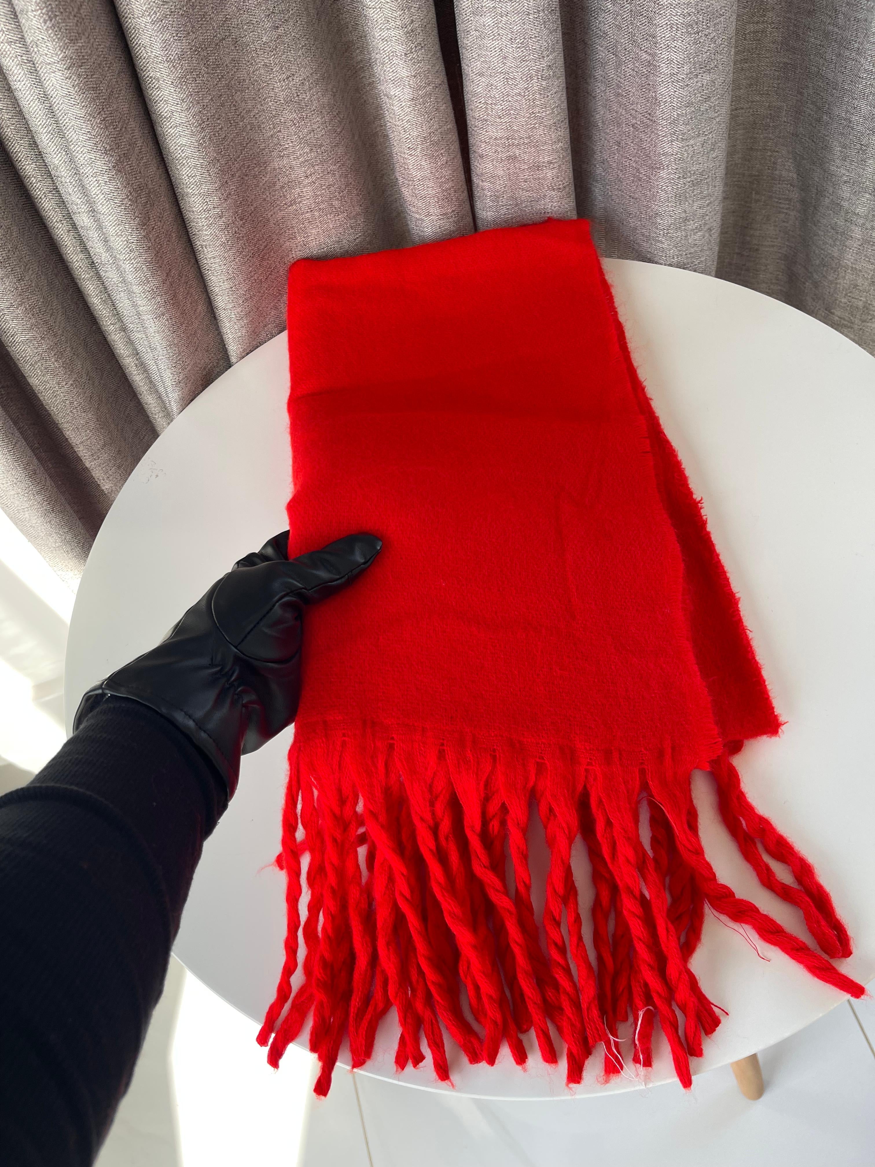 Trendy Red Scarf
