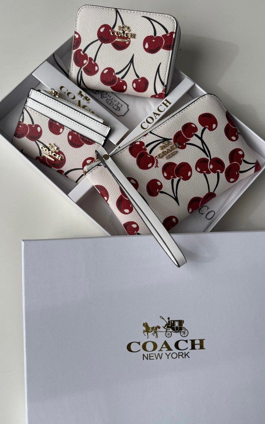 Coach 3 pieces Wallet package