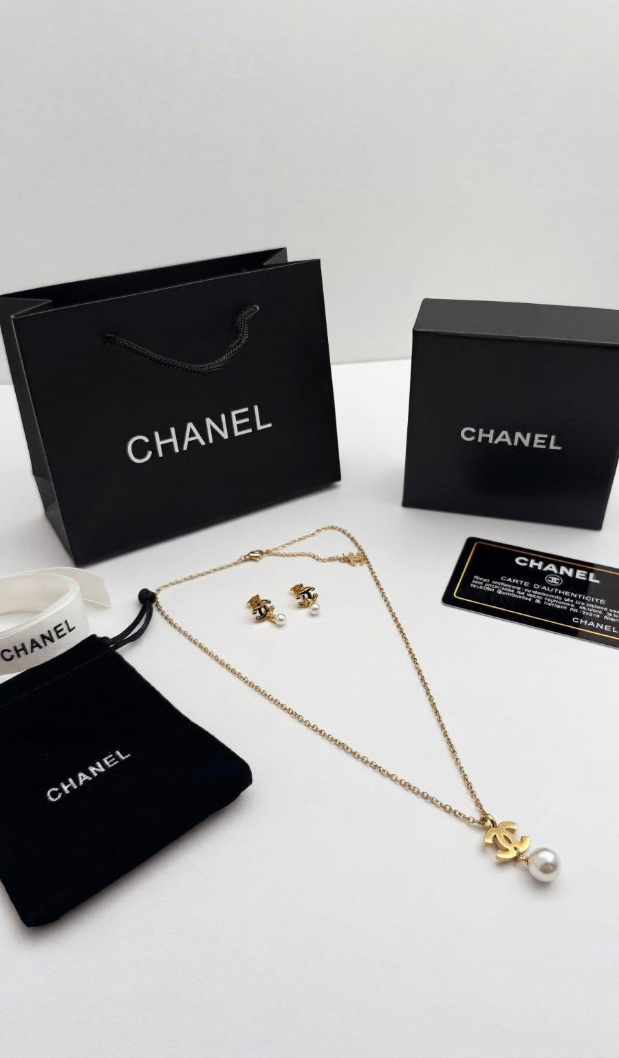 Chanel Necklace and Earrings Package