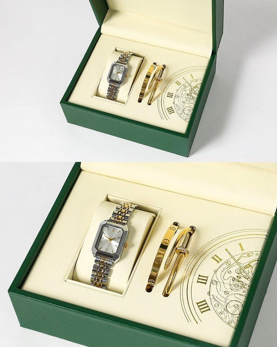 Watch+2 Bracelets Gift Set