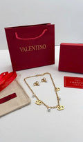 Valentino Necklace and Earrings Package