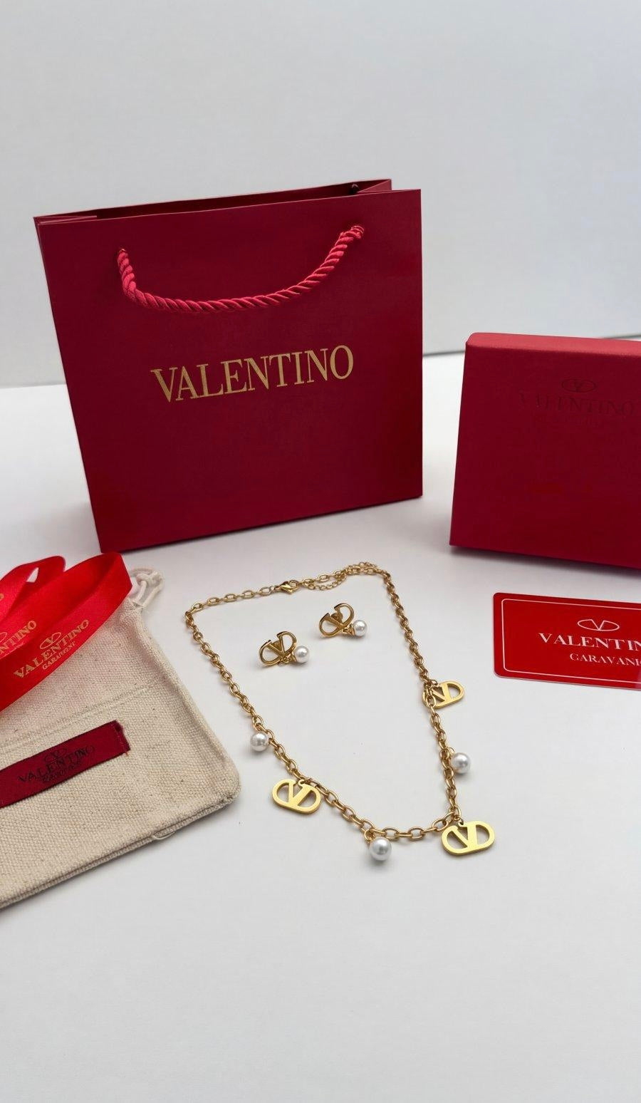 Valentino Necklace and Earrings Package