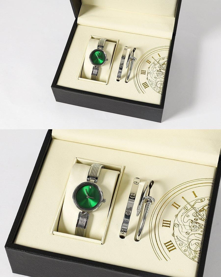 Watch+2 Bracelets Gift Set