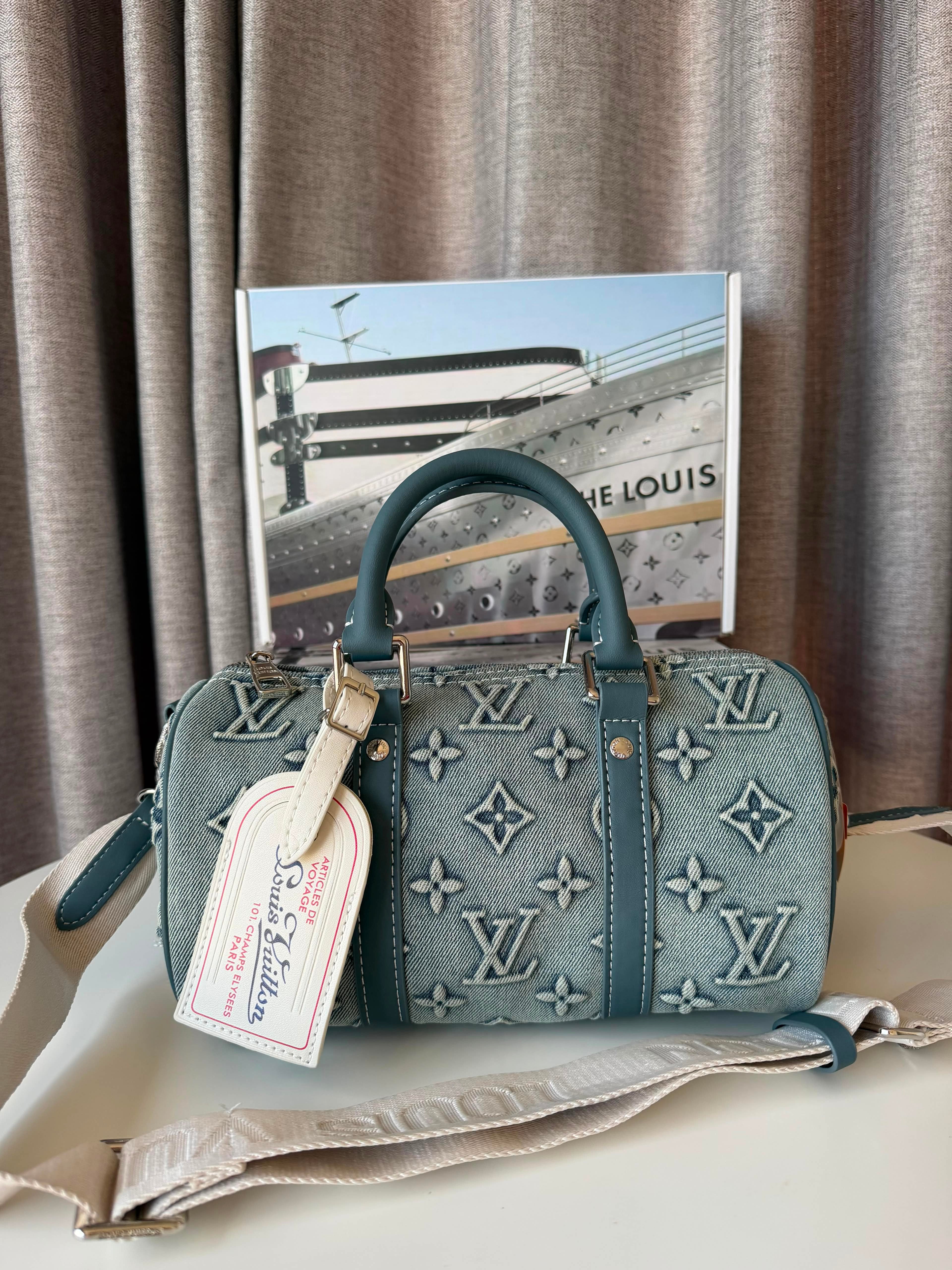 Louis Vuitton Speedy Denim bag