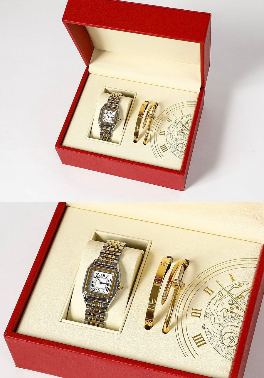 Cartier Watch-2 Bracelets Set