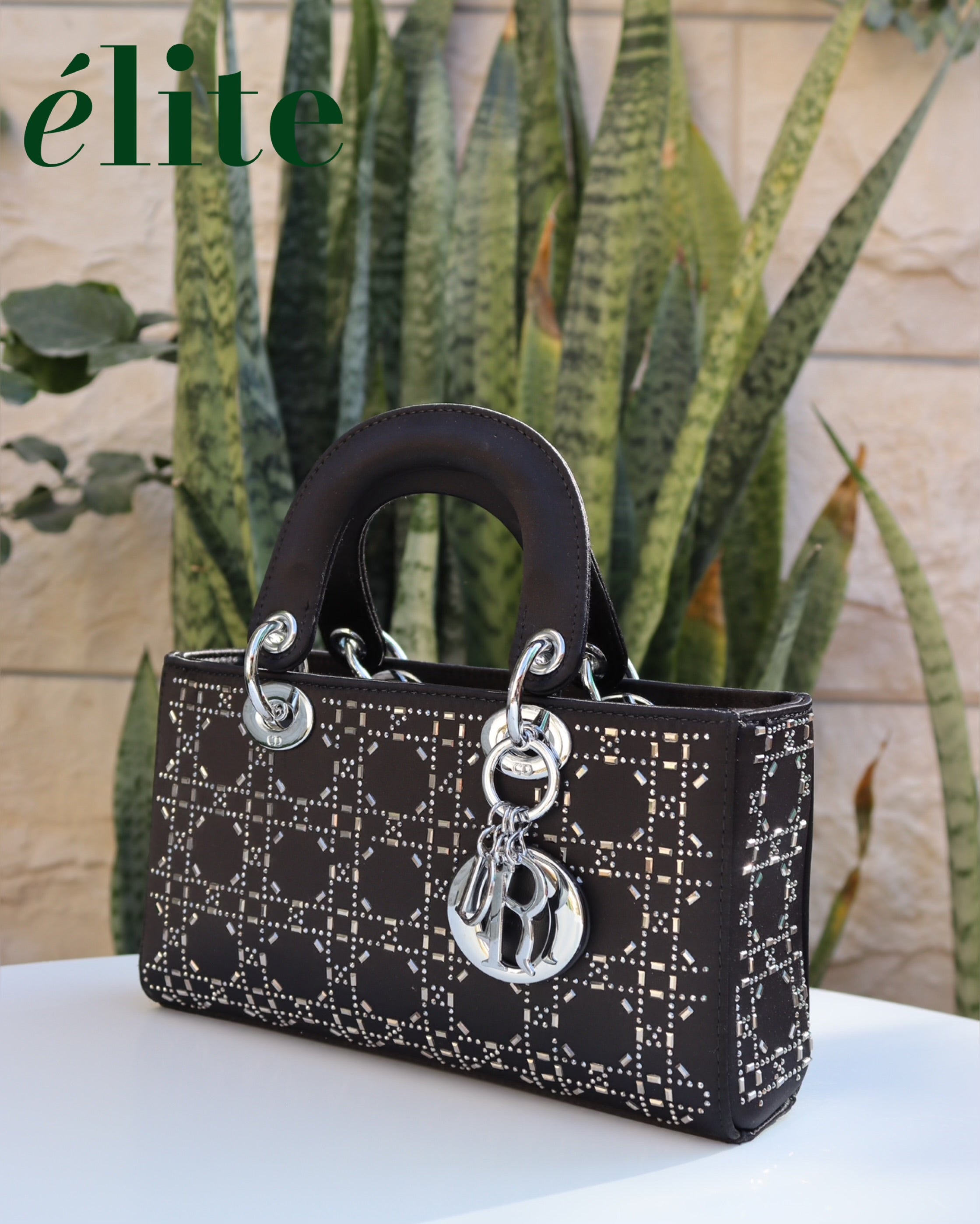 Dior Studded Cannage Lady Dior bag