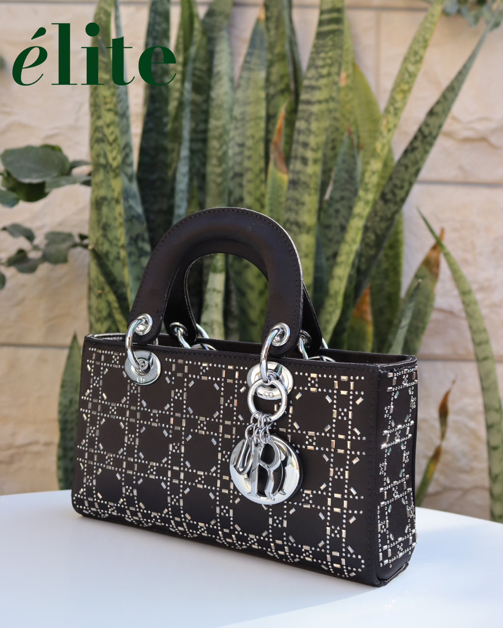 Dior Studded Cannage Lady Dior bag