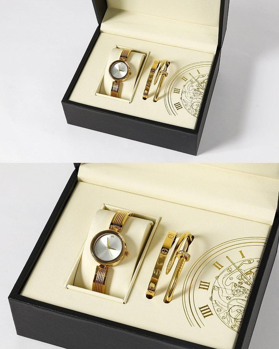 Watch+2 Bracelets Gift Set