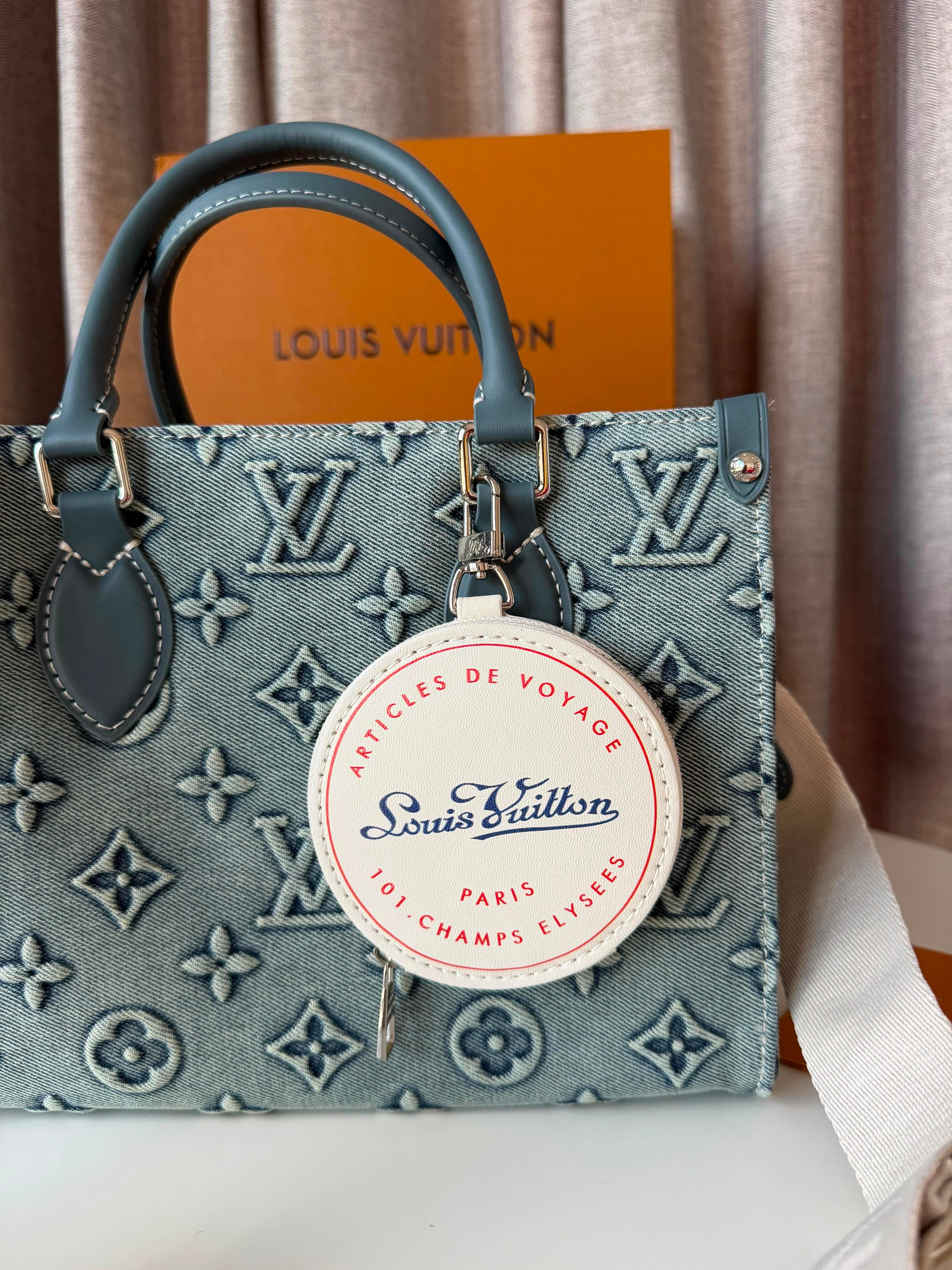 Louis Vuitton On The Go Denim bag