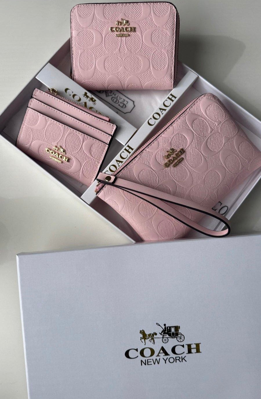 Coach 3 pieces Wallet package