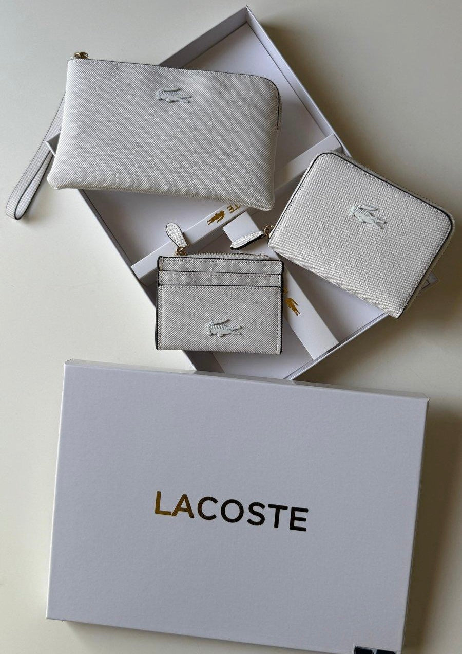 Lacoste 3 Wallets Package