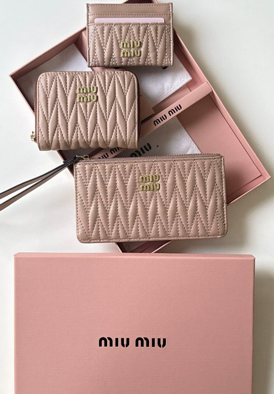 Miu Miu 3 Wallets Package