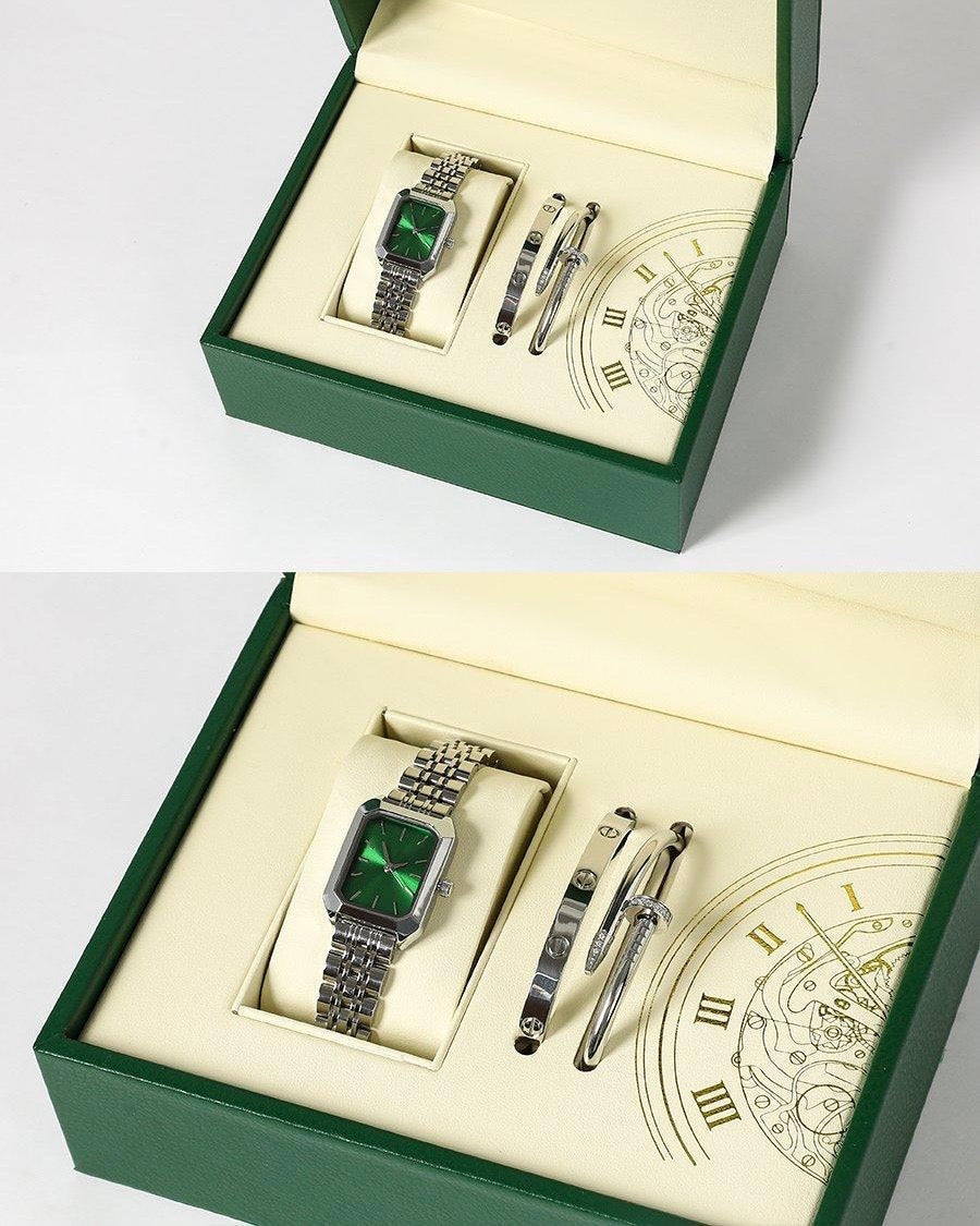 Watch+2 Bracelets Gift Set