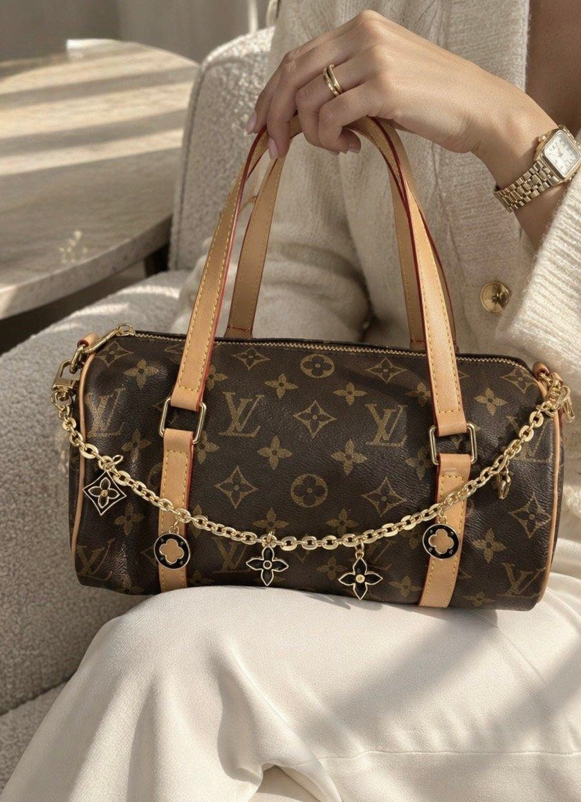 Lv Monogram Barrel Bag