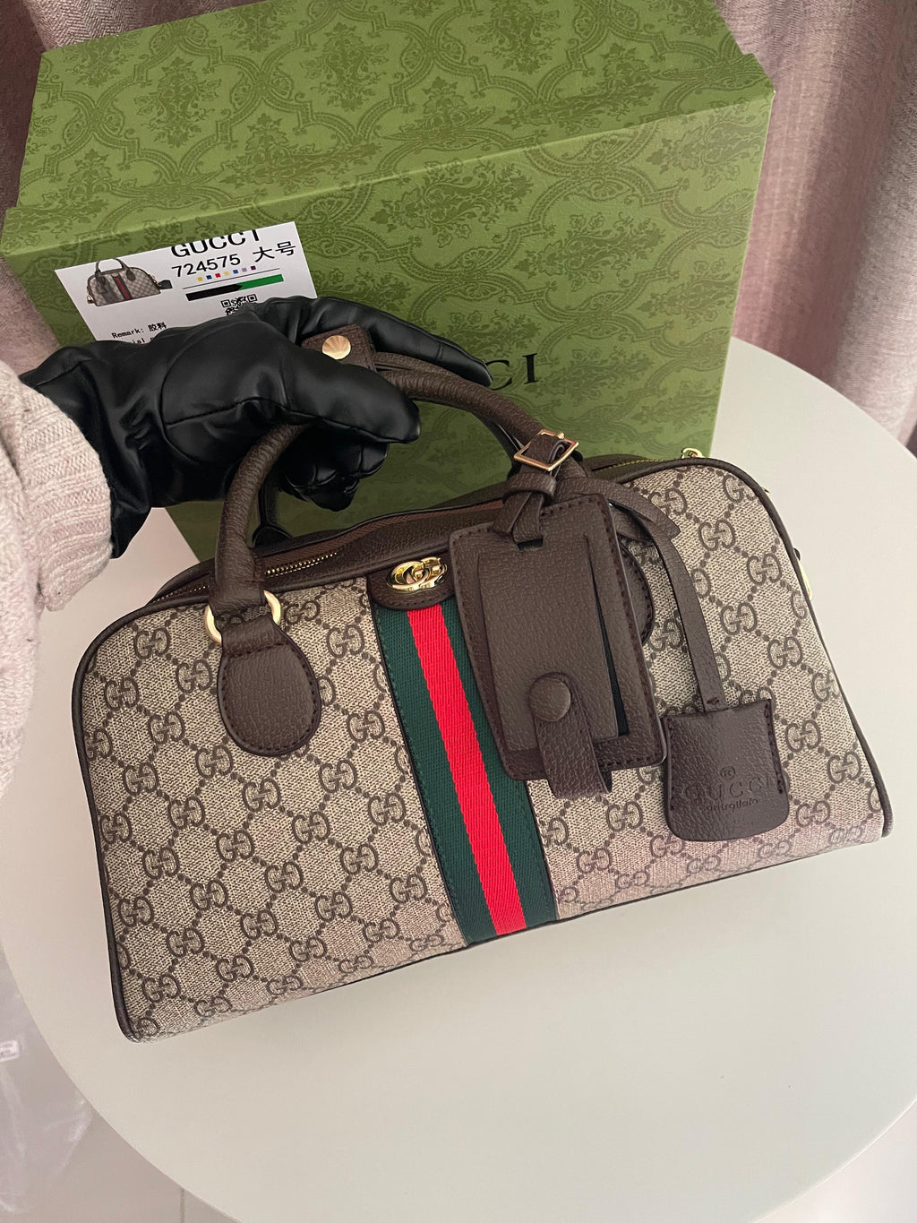 Gucci Ophidia Medium Top-handle bag