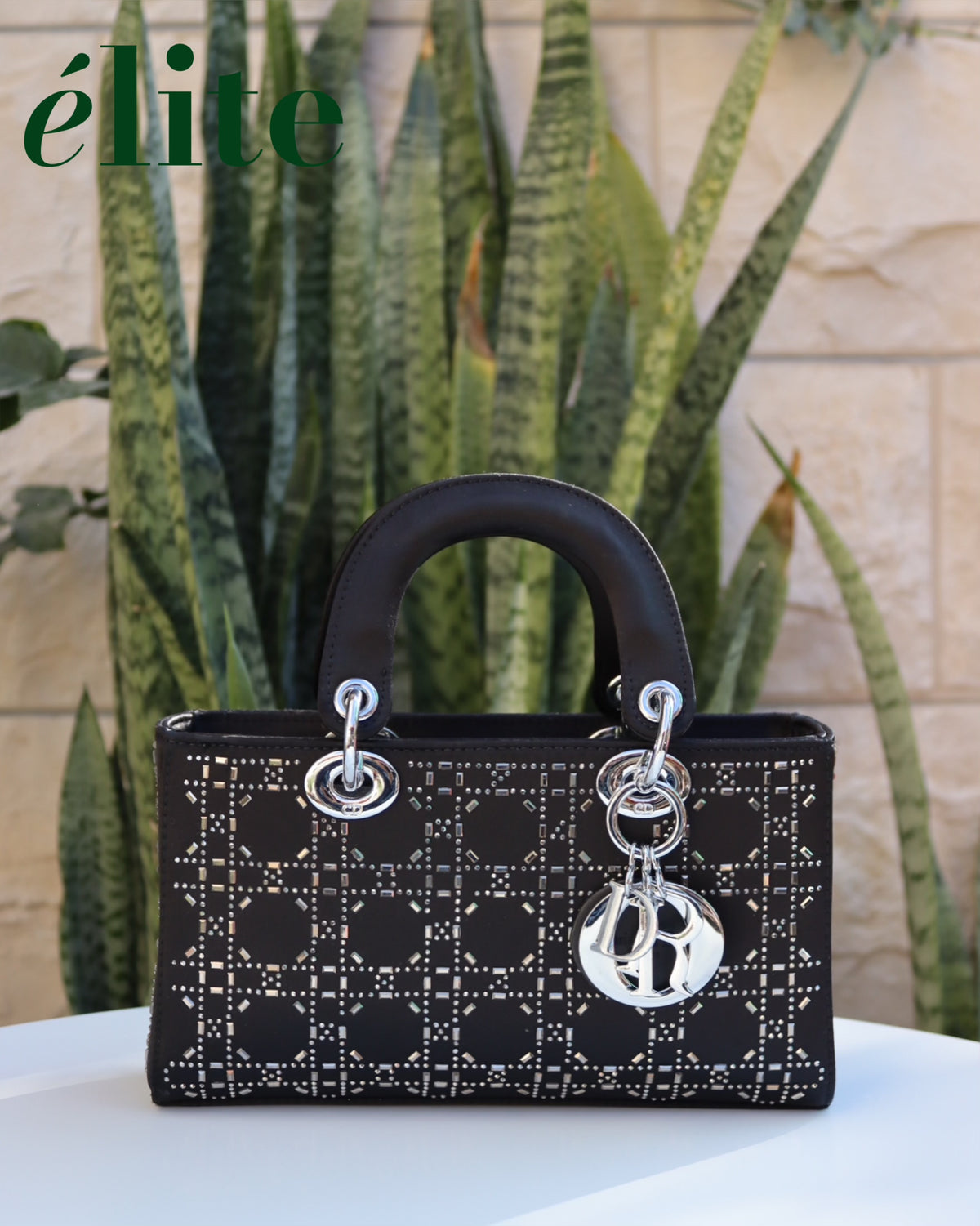 Dior Studded Cannage Lady Dior bag