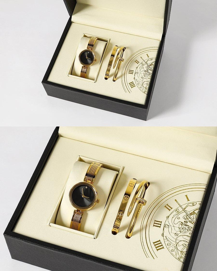 Watch+2 Bracelets Gift Set