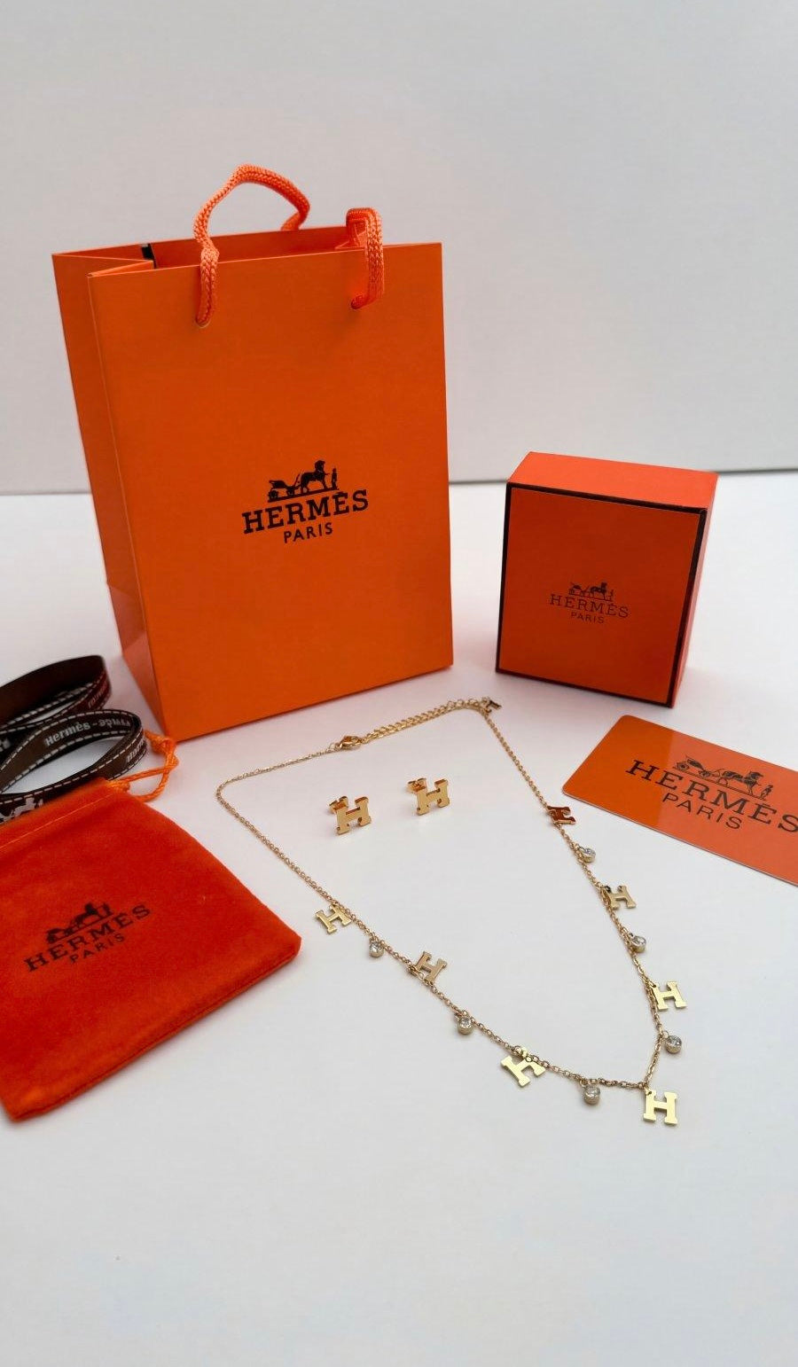 Hermes Necklace and Earrings Package