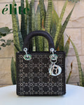 Dior Studded Cannage Lady Dior bag