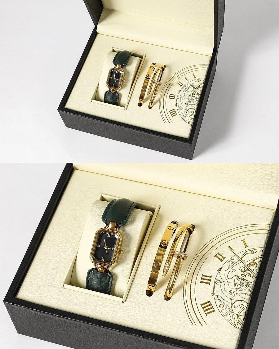 Watch+2 Bracelets Gift Set