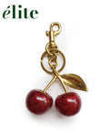Coach Red Cherry Keychain
