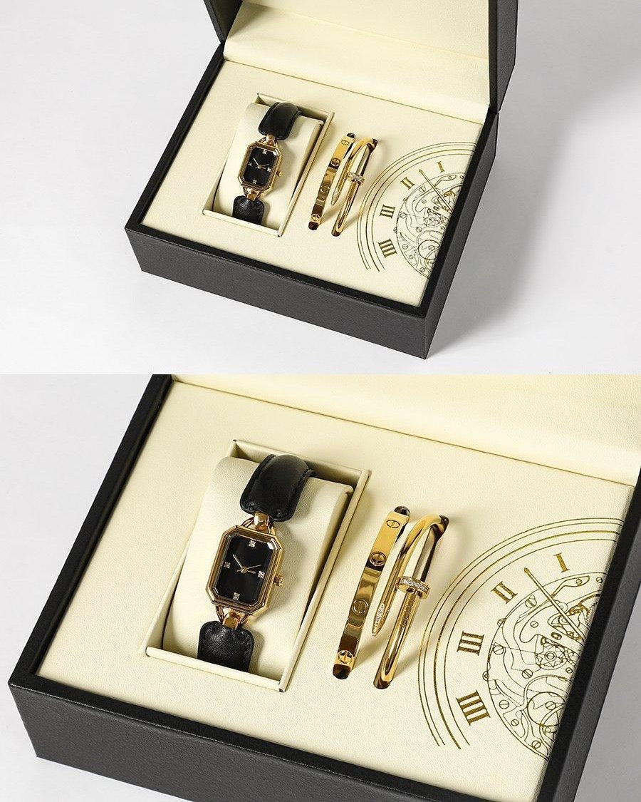 Watch+2 Bracelets Gift Set