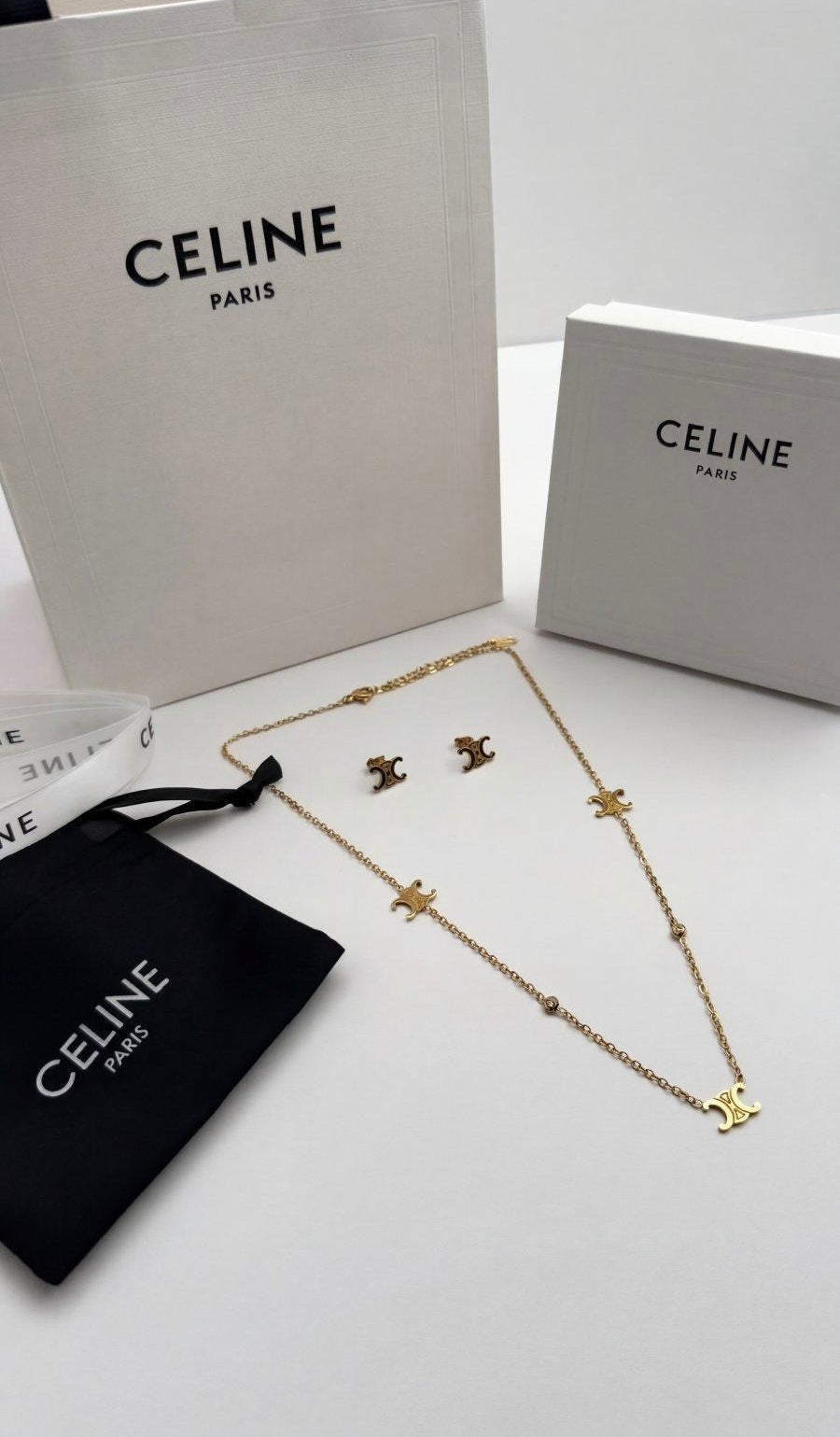 Celine Necklace and Earrings Package