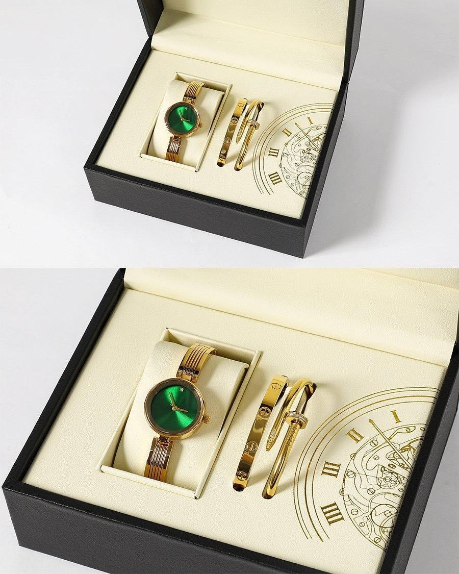 Watch+2 Bracelets Gift Set