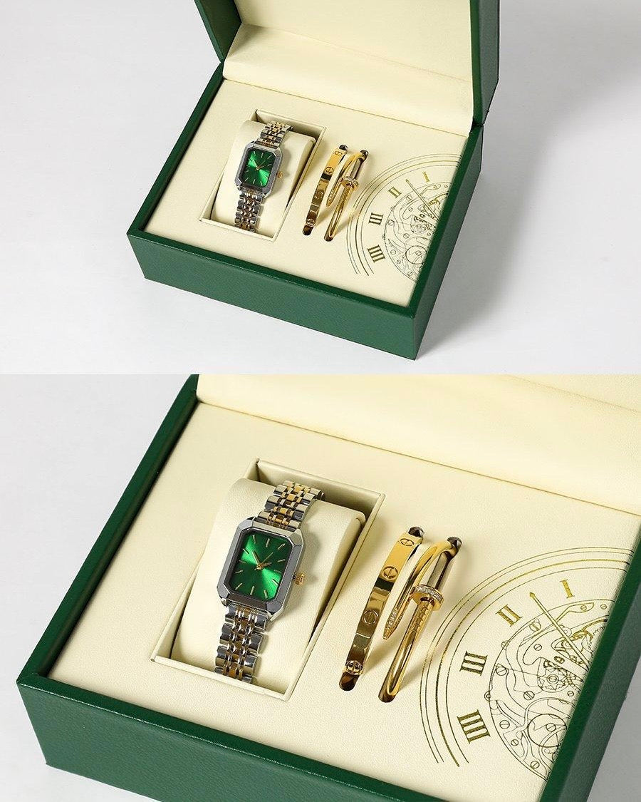 Watch+2 Bracelets Gift Set
