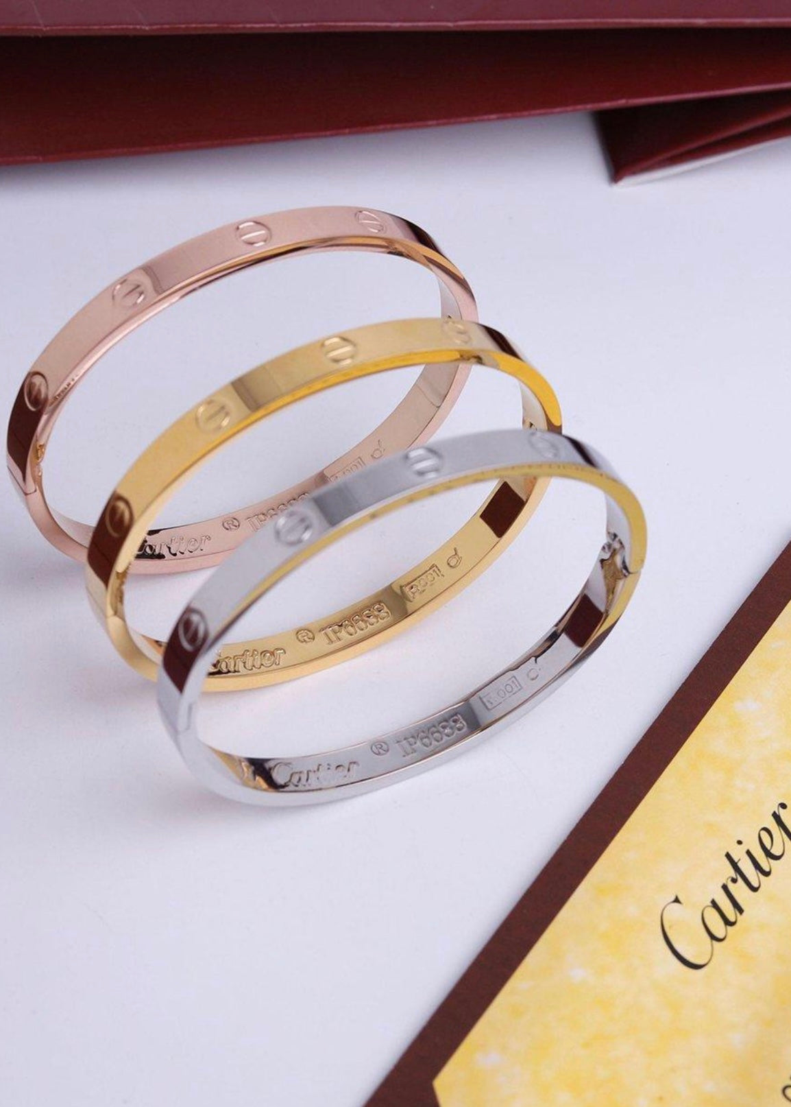 Classic Cartier 3 Bracelet set