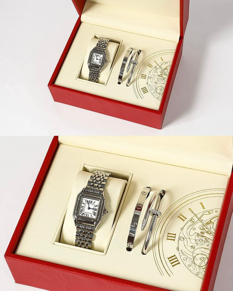 Cartier Watch-2 Bracelets Set