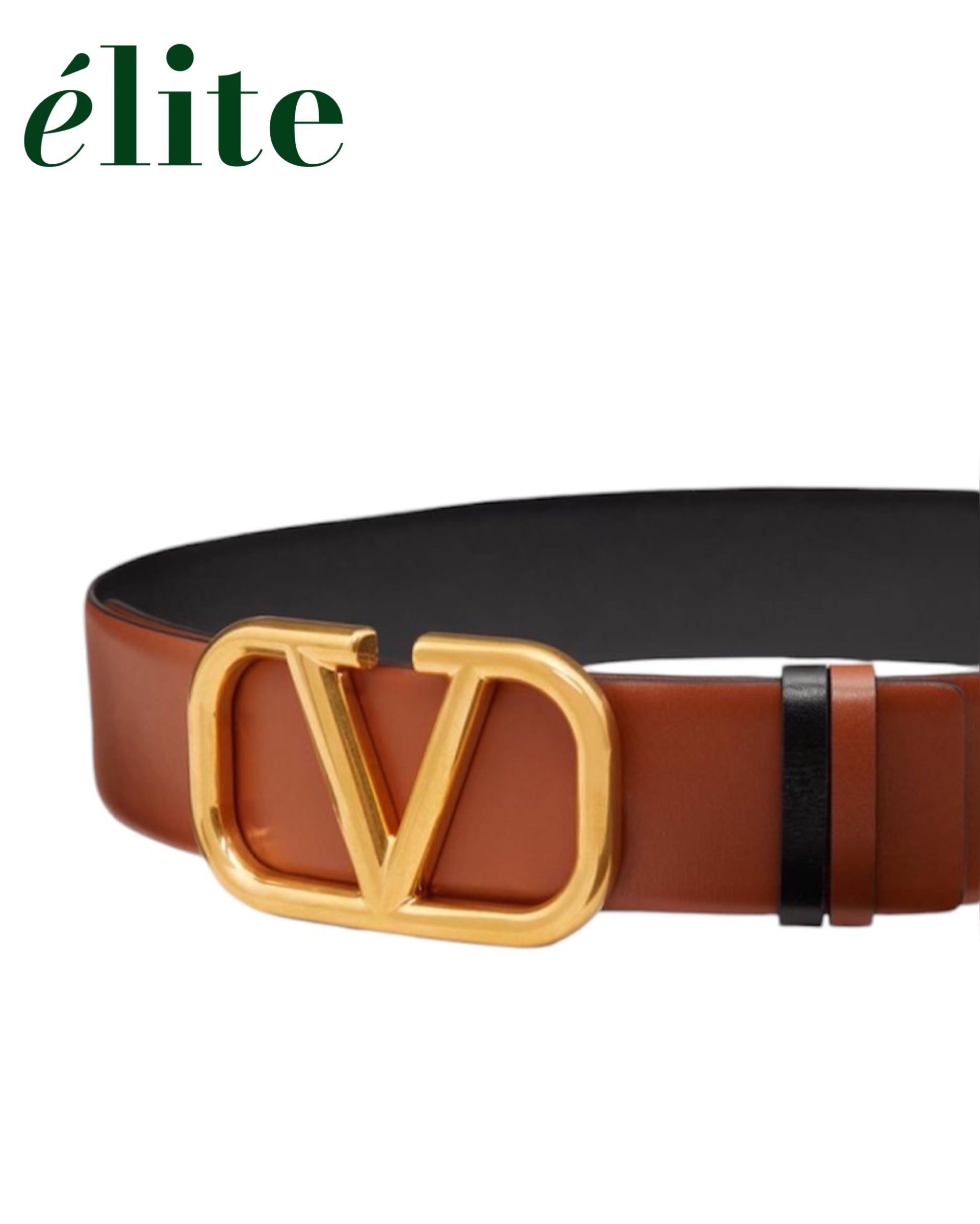 Valentino Double-faced Leather belt