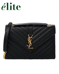 YSL Grain De Poudre Matelasse Chevron Medium bag