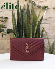 YSL Small Chveron bag